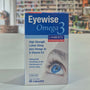 Eyewise Omega3 supplement box with a blurred store background