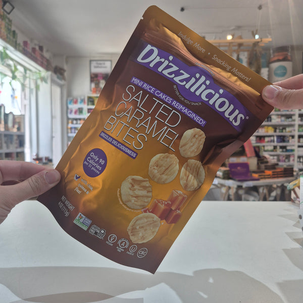 Drizzilicious Salted Caramel Bites Mini Rice Cakes 113g