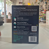 Rubber Gloves with QR code and text in a bookstore setting