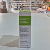 BetterYou Vitamin D3000 IU daily oral spray packaging on a white surface with a blurred background.