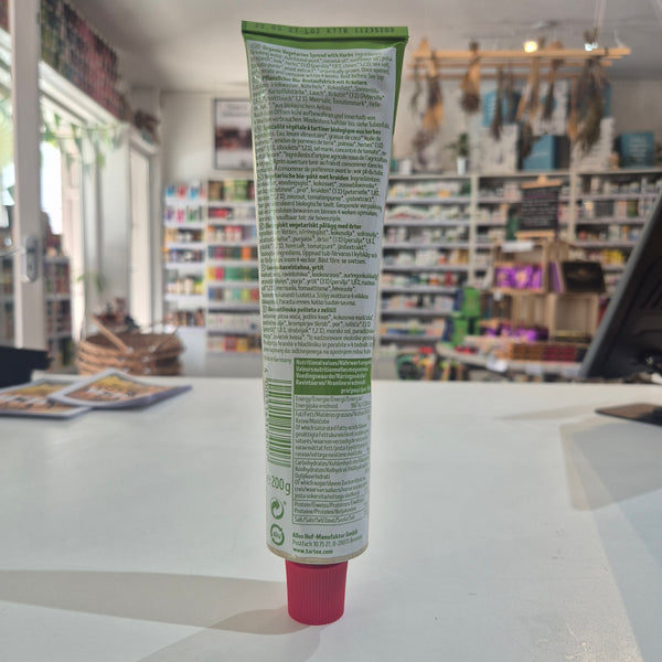 Tartex Herbs ingredients standing upright in a shop.