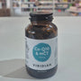 Bottle of Viridian Co-Q10 & MCT supplement on a shelf with a blurred store background