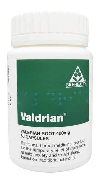 Bio Health Valdrian 400Mg 60 Capsule